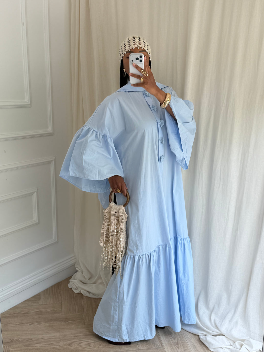 ROBE AMALIYA BLEU CIEL