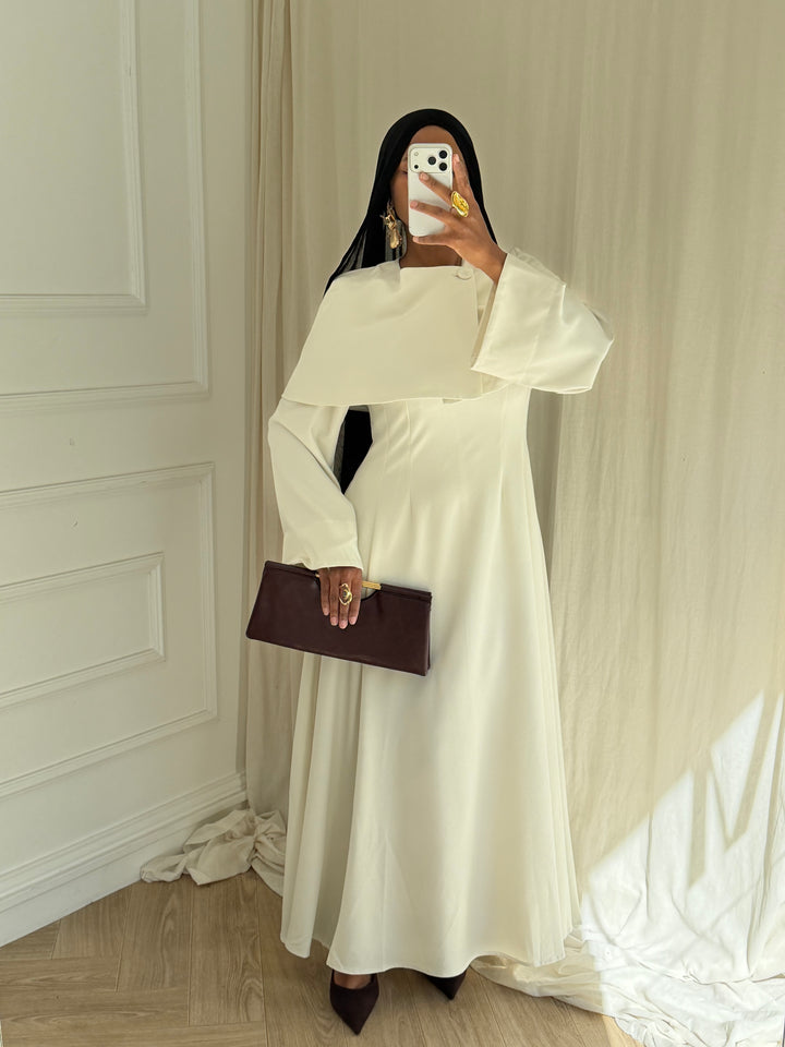 ROBE BUSHRA BLANCHE