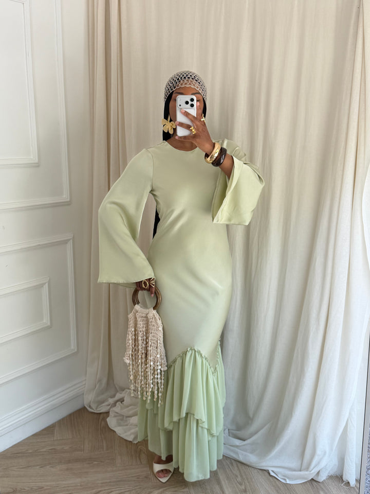 ROBE NESRIN VERT