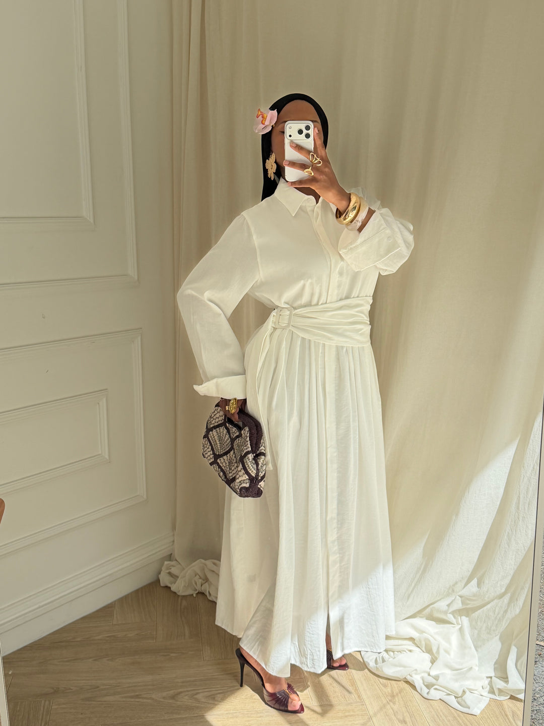 ROBE SOKONA BLANCHE