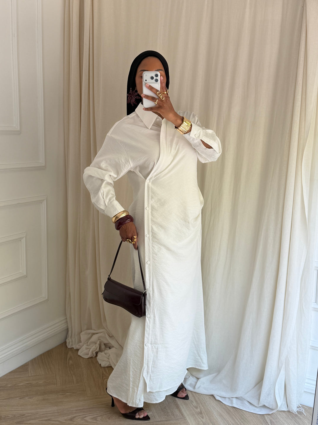 ROBE CHEMISE BLANCHE