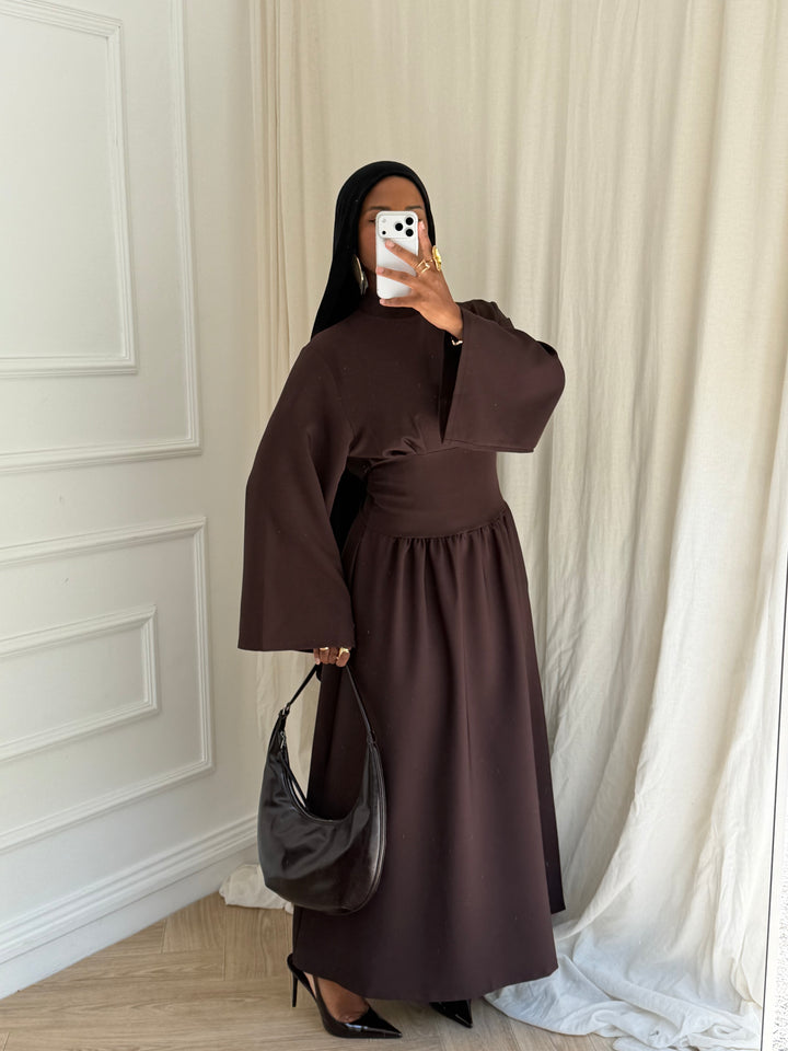 ROBE CINTRÉ JOHA MARRON