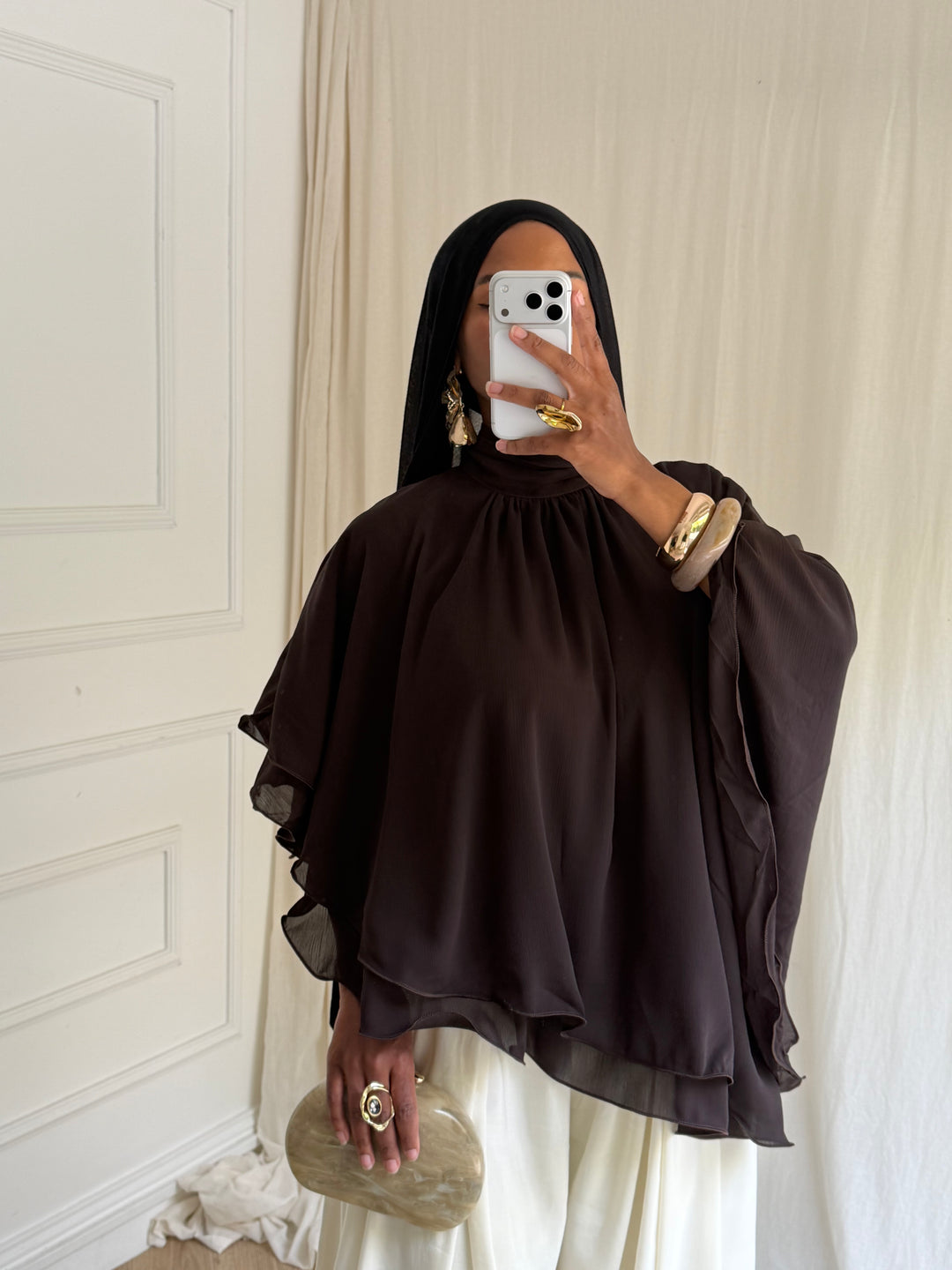 PONCHO MONIKA MARRON