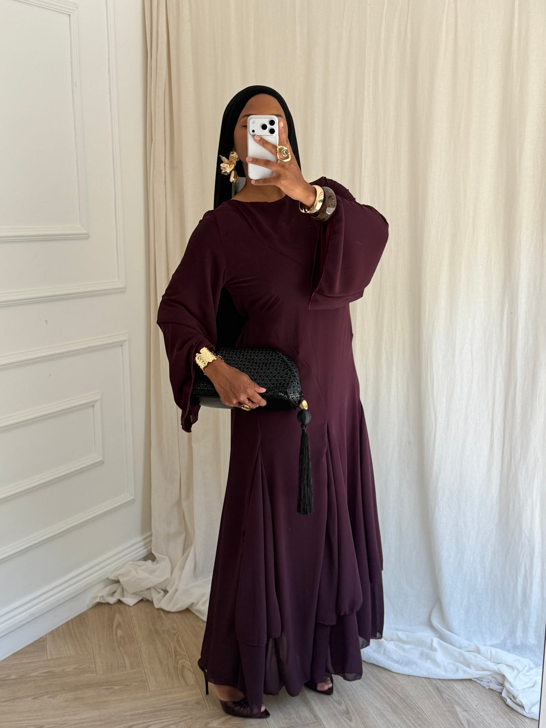ROBE RINYA BORDEAUX