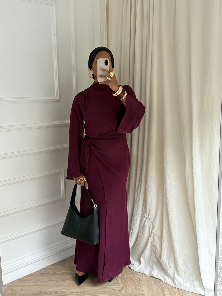 ROBE AKILA BORDEAUX