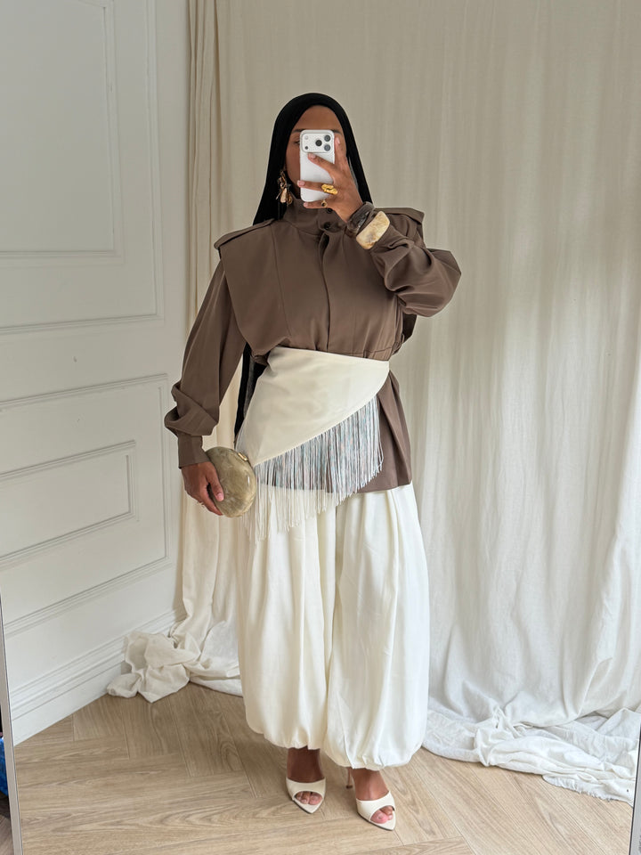 VESTE OLYA TAUPE