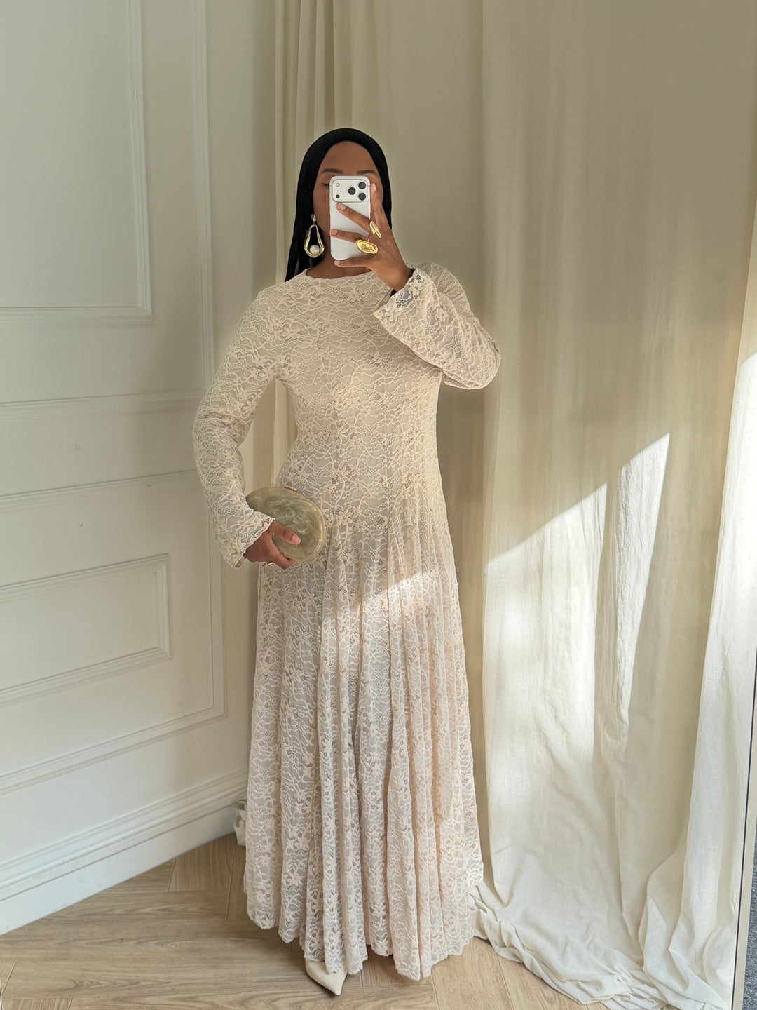 ROBE ODETTE BEIGE
