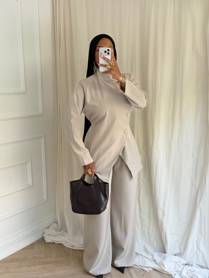 ENSEMBLE AKARA TAUPE CLAIR