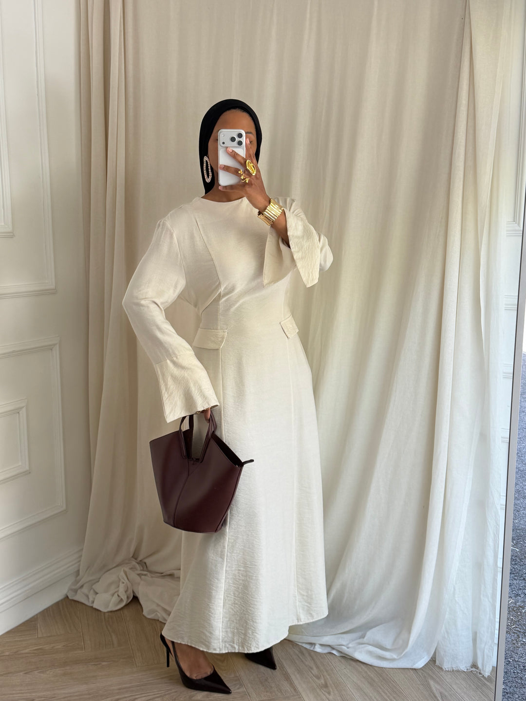 ROBE BELLA PRINTEMPS CRÈME