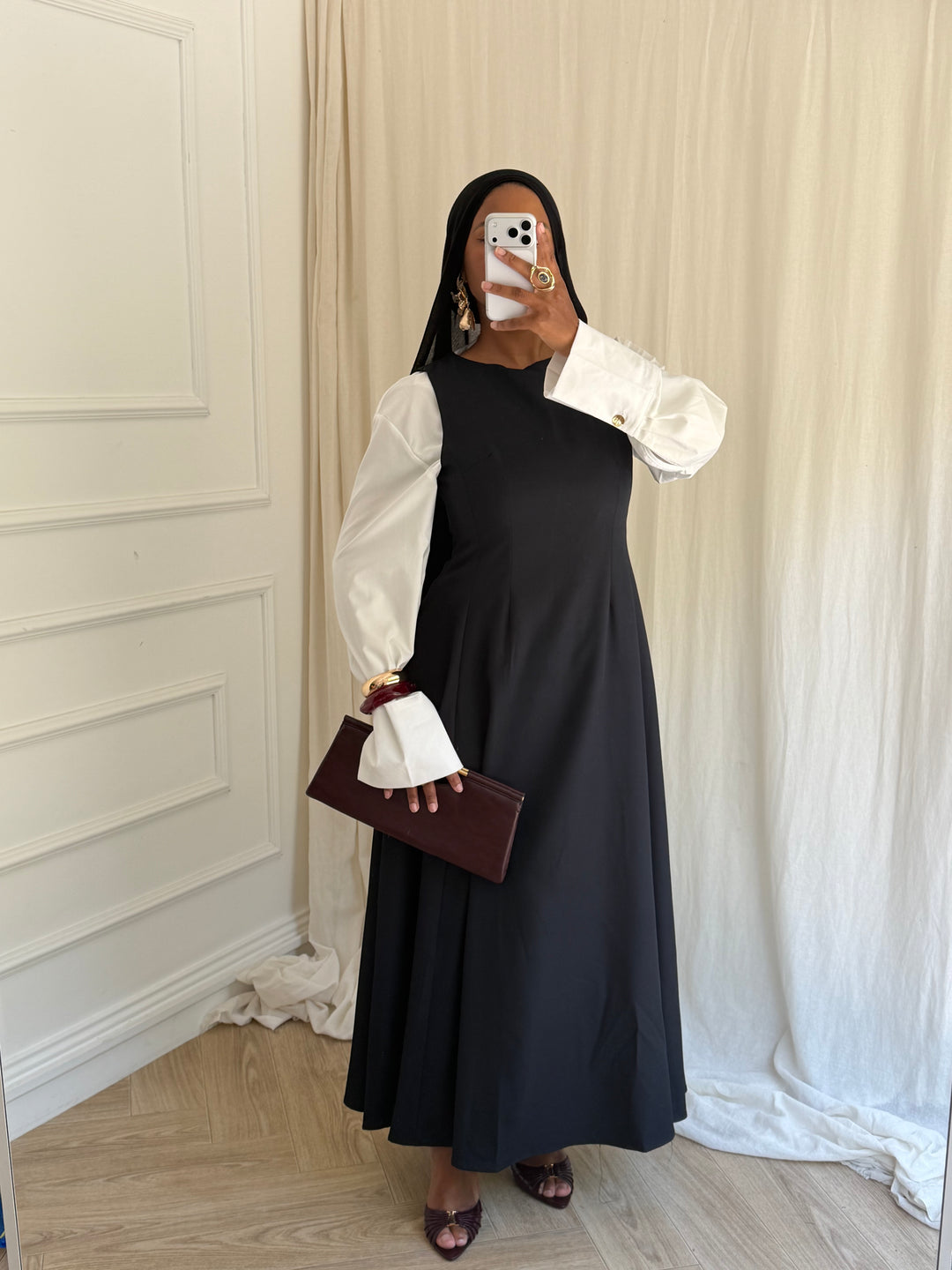 ROBE TAILLEUR BLEU NUIT