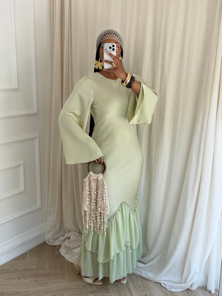 ROBE NESRIN VERT