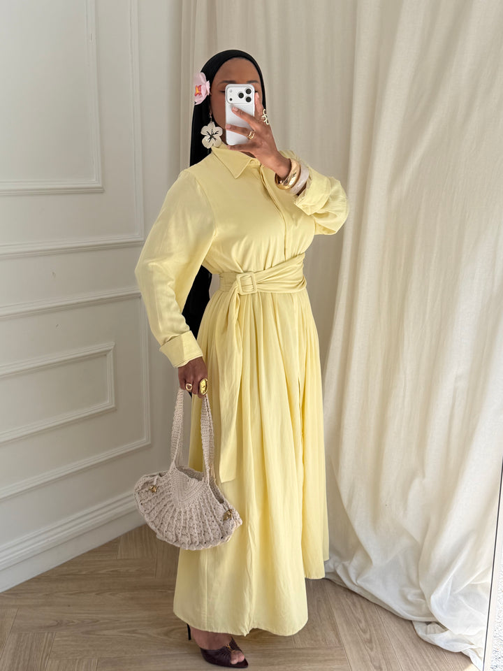 ROBE SOKONA JAUNE