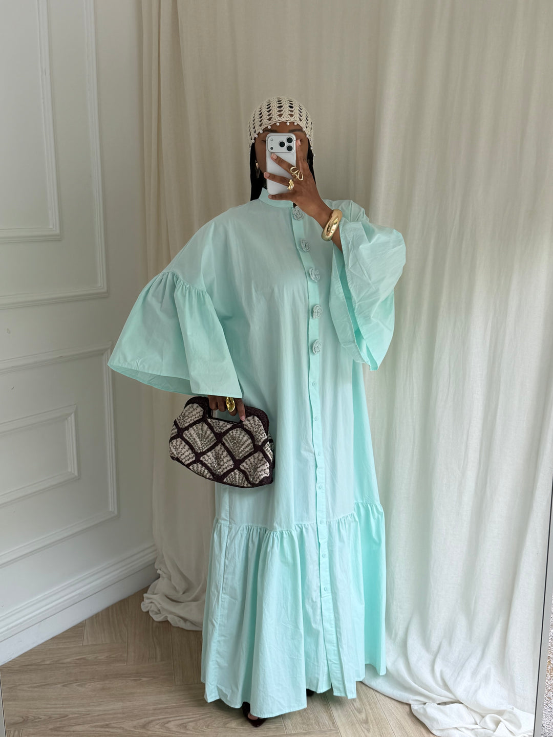 ROBE AMALIYA VERT D’EAU