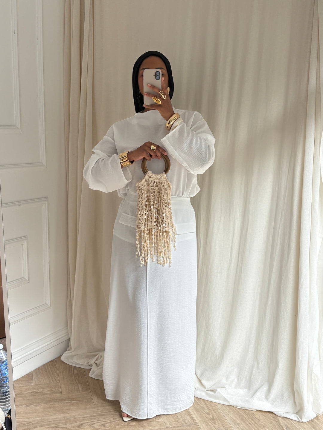ENSEMBLE JUPE MARIAH BLANC
