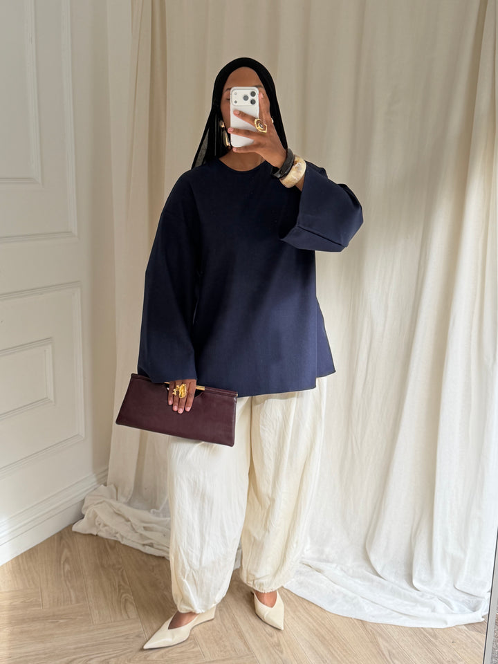 TOP ESSENTIEL BLEU MARINE