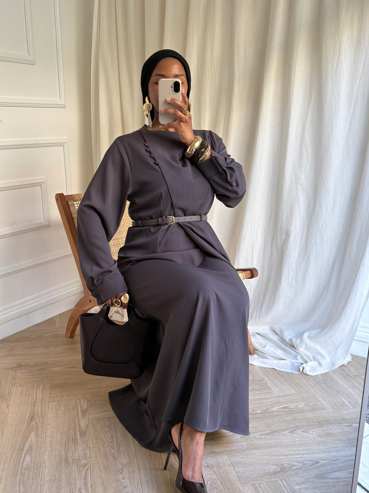 ROBE TARA GRISE