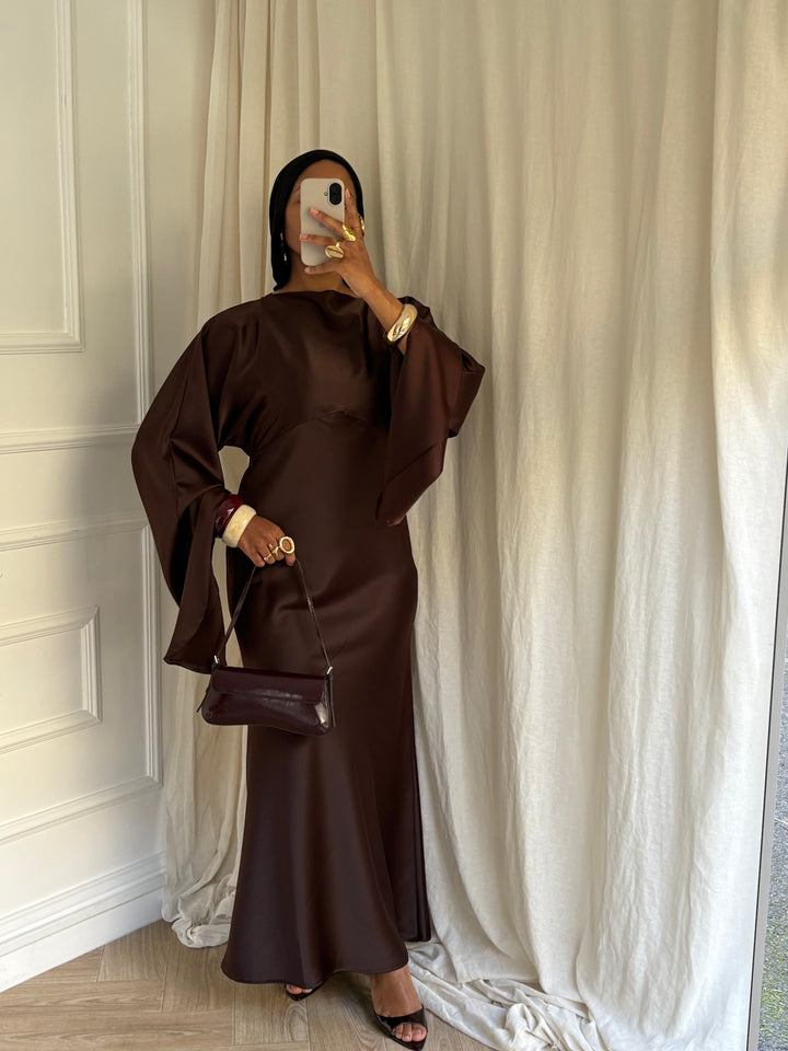 DRESS AYNA CHOCOLAT