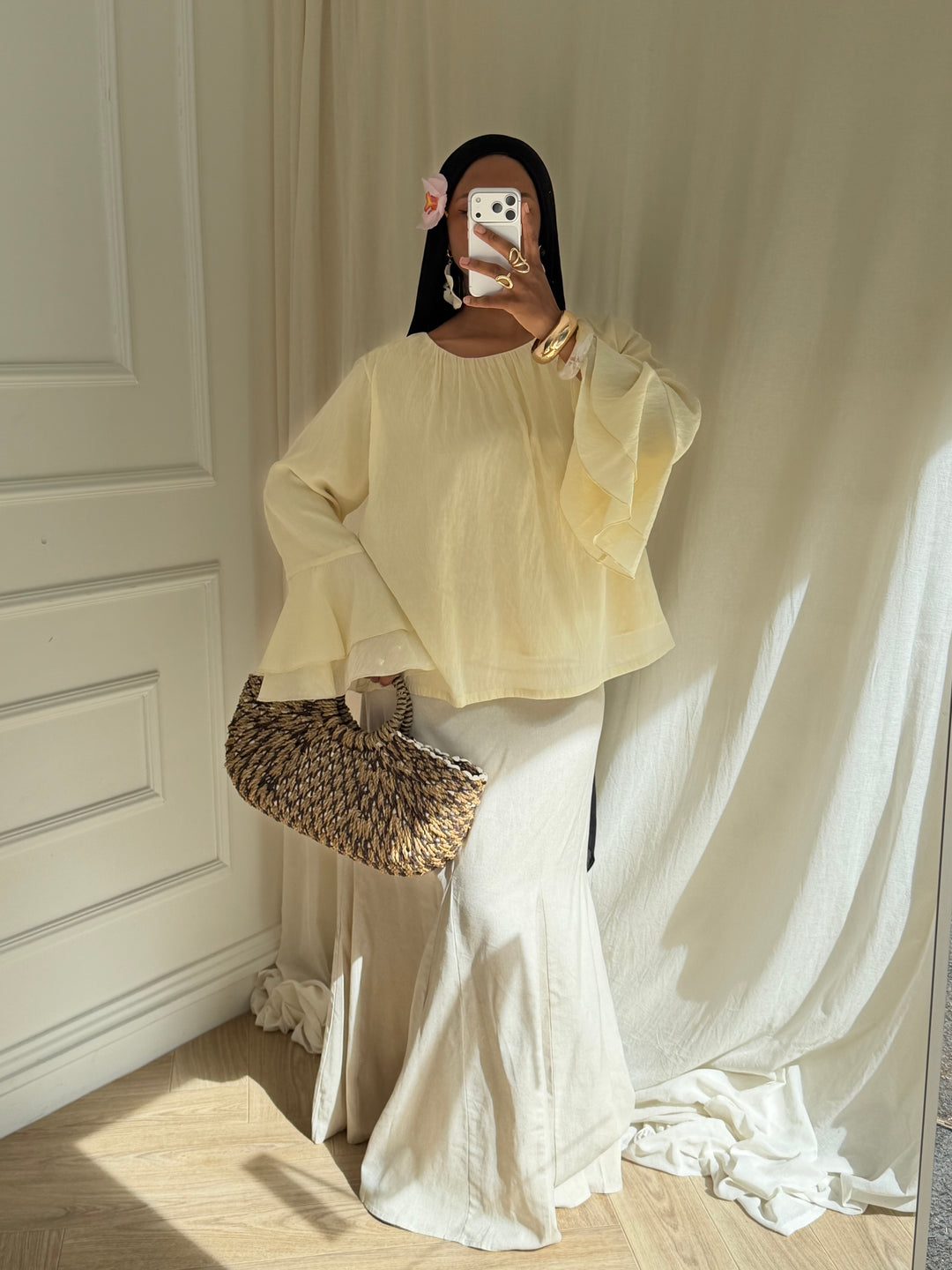 BLOUSE IRINA JAUNE