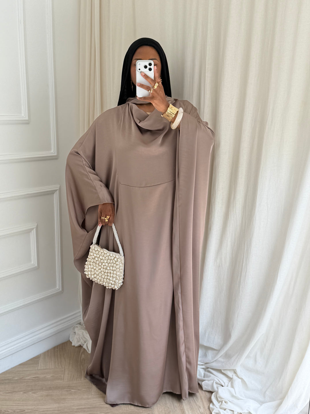 ABAYA PRESTIGE TAUPE