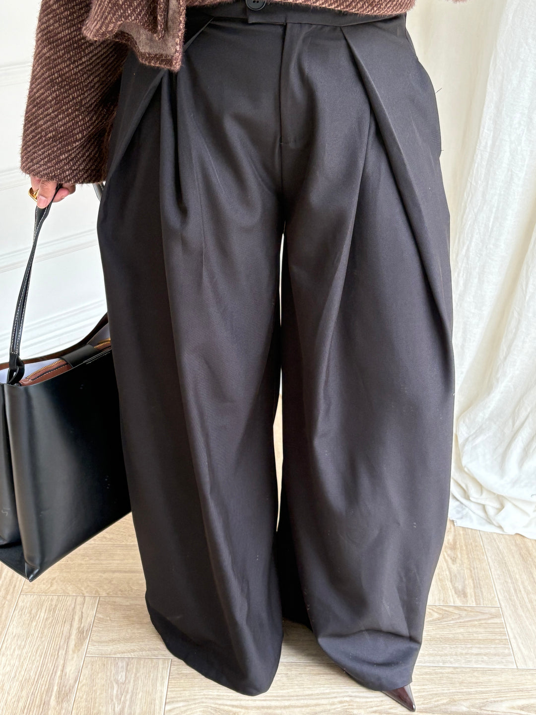 PANTALON OVERSIZED NOIR