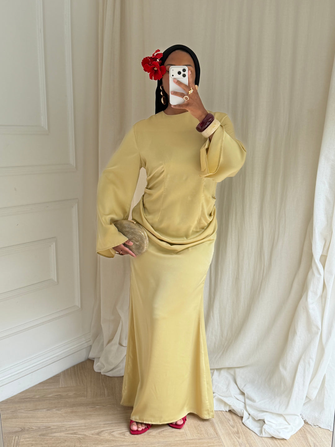 ROBE FEIZA OLIVE