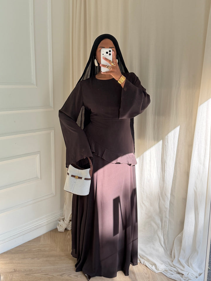 ROBE SORA MARRON