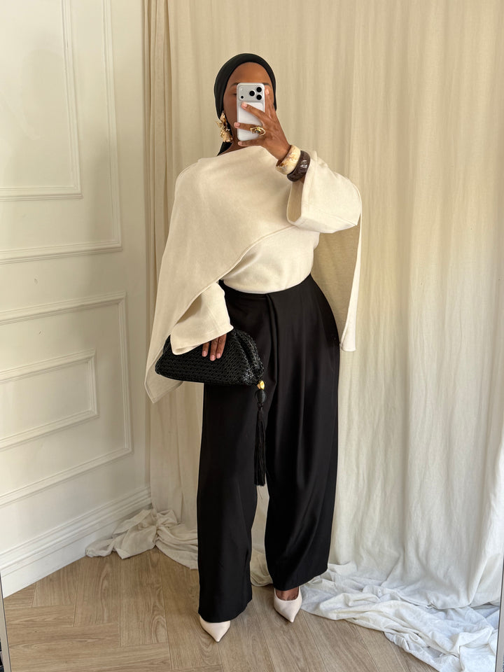 PULL CAPE AMELYS BLANC