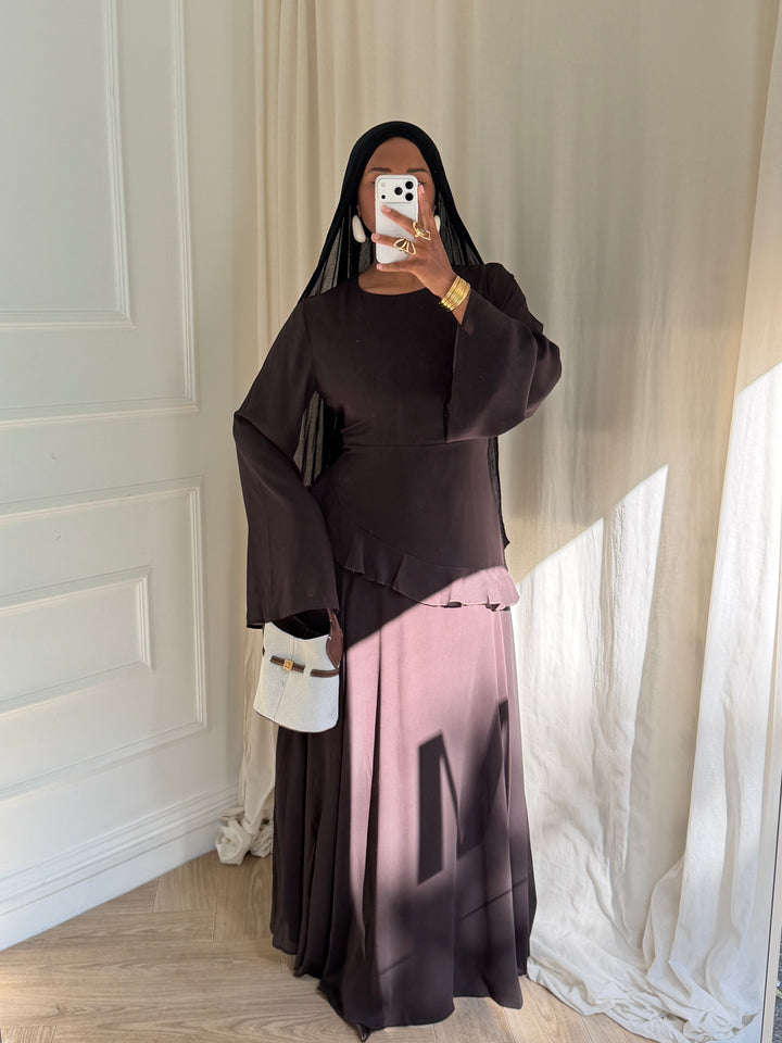 ROBE SORA MARRON