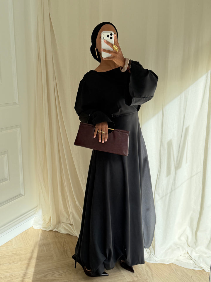 ROBE BALLON NOIRE