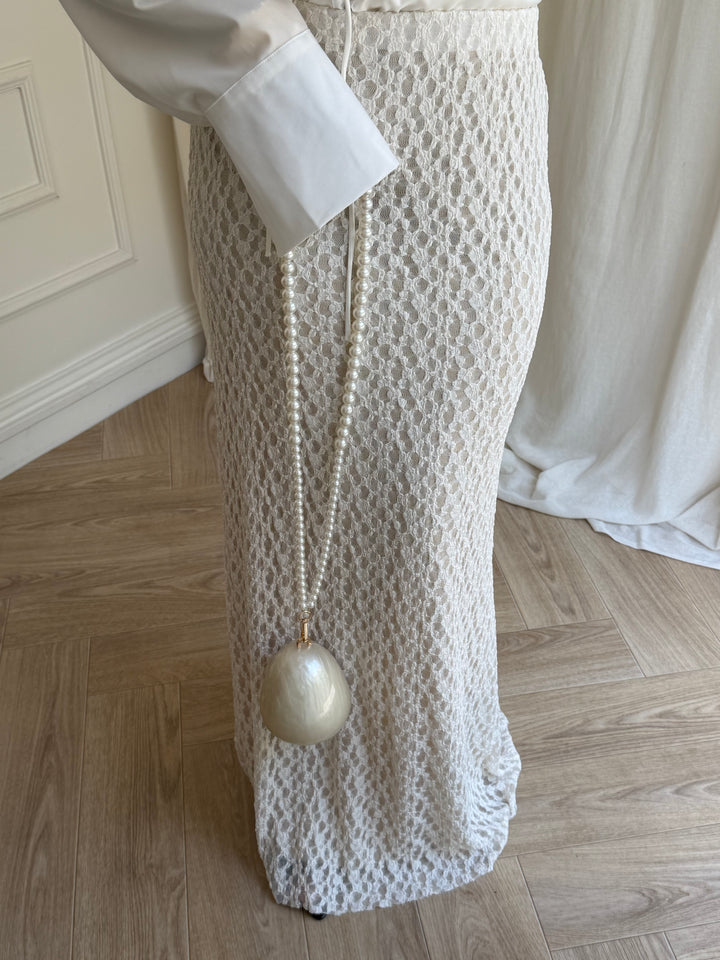 MAXI JUPE DENTELLE