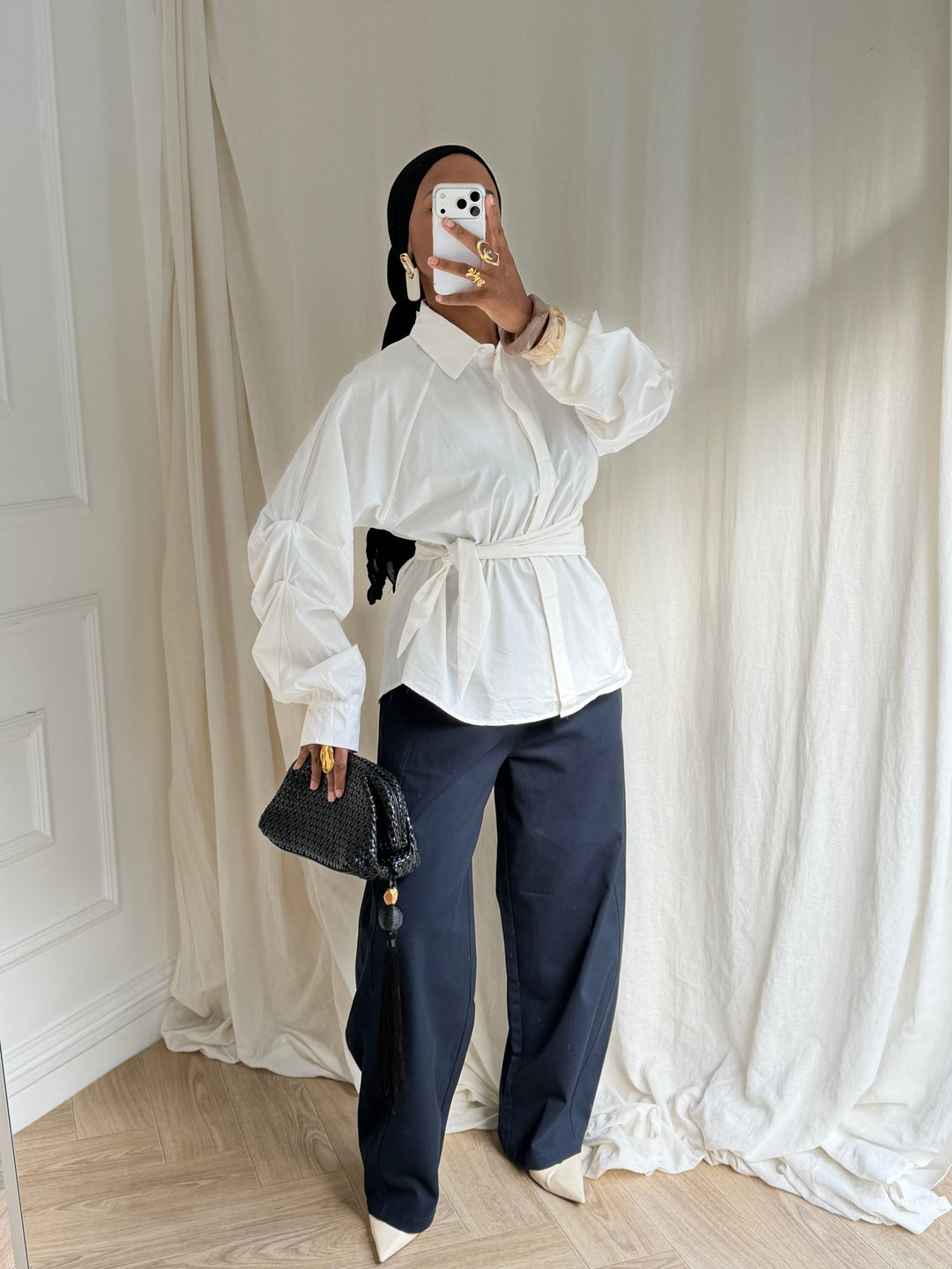 PANTALON SUURA BLEU MARINE