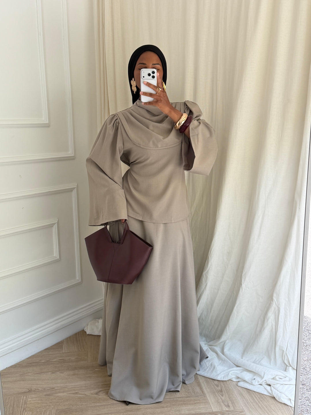ENSEMBLE HANNA AUTOMNE TAUPE CLAIR
