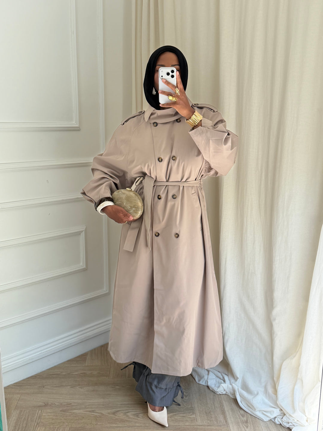 TRENCH MUSE BEIGE