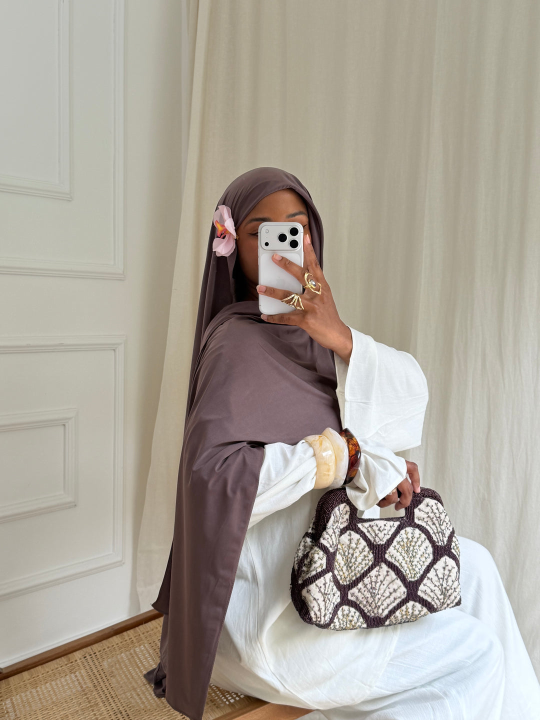 MAXI HIJAB JERSEY LIQUID MOCHA