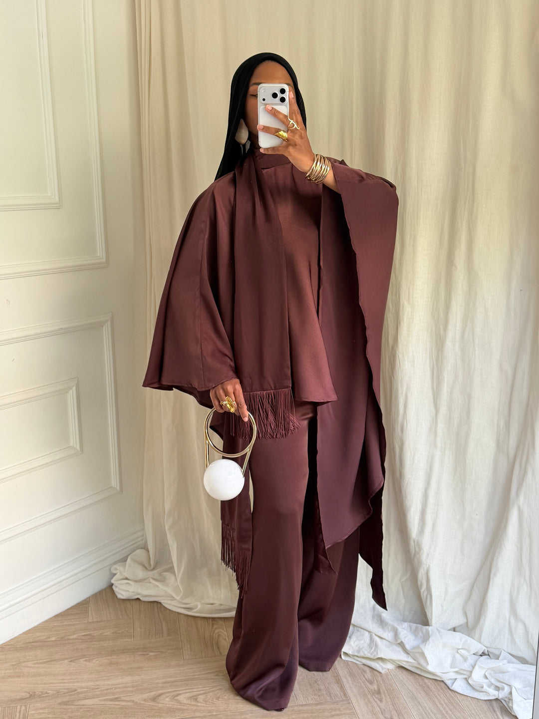 ENSEMBLE BLOUSE FRANGES