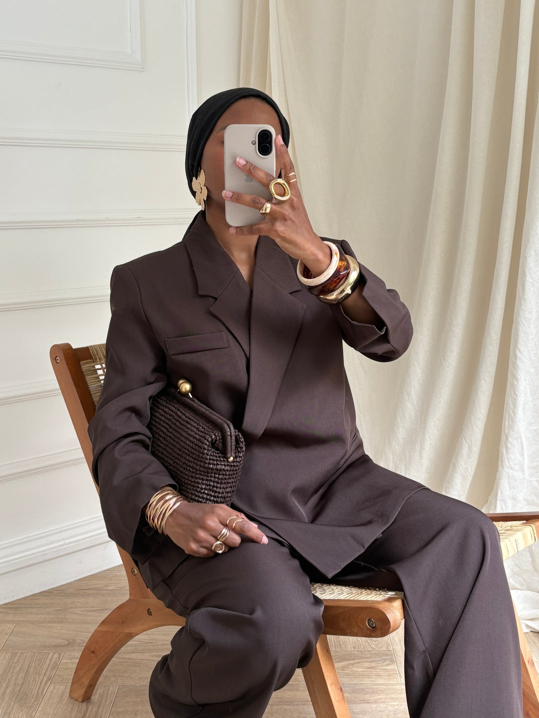 BLAZER PREMIUM MARRON FONCÉ