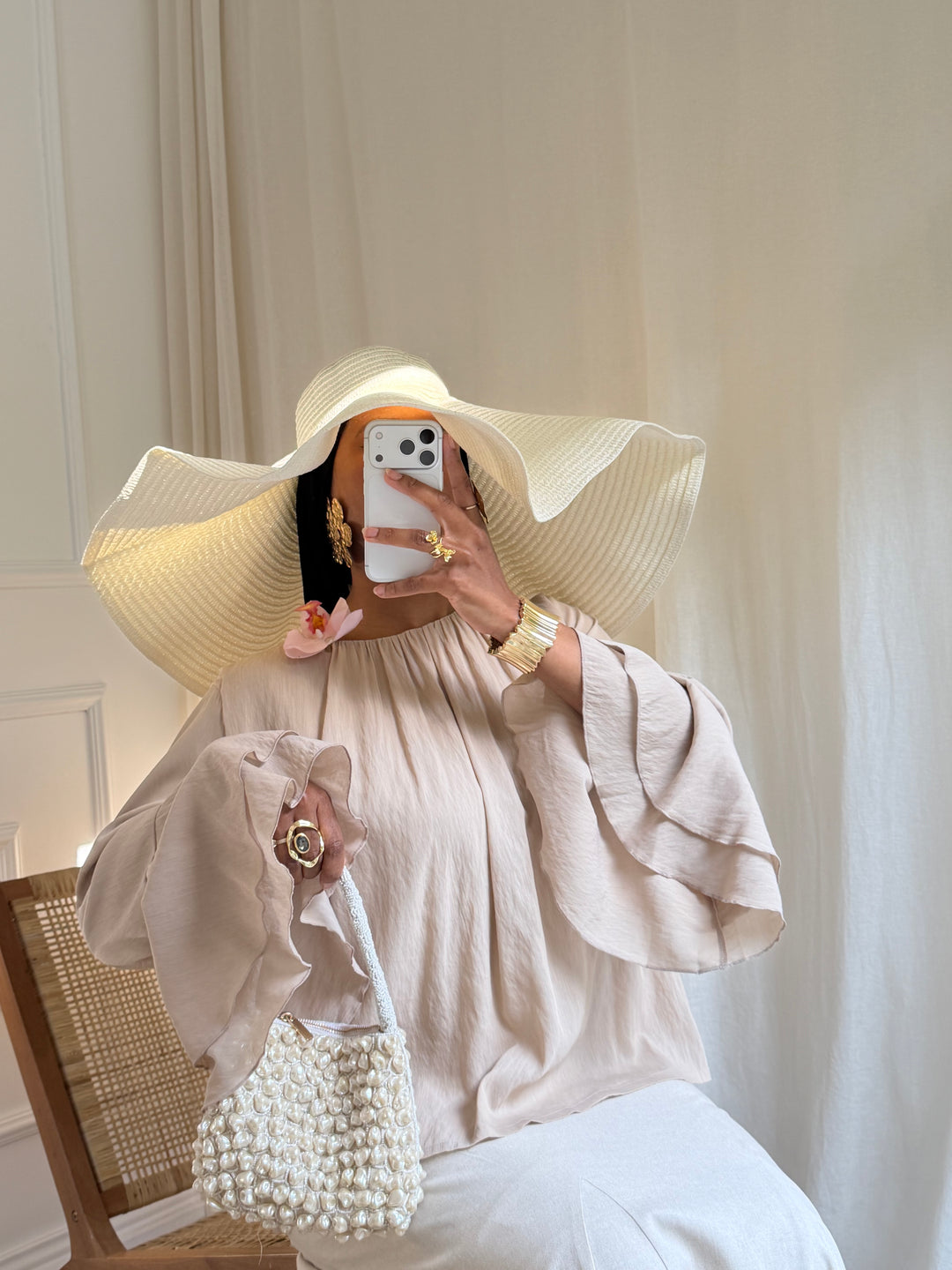 BLOUSE IRINA TAUPE