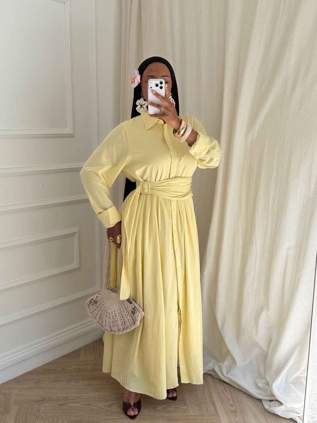 ROBE SOKONA JAUNE