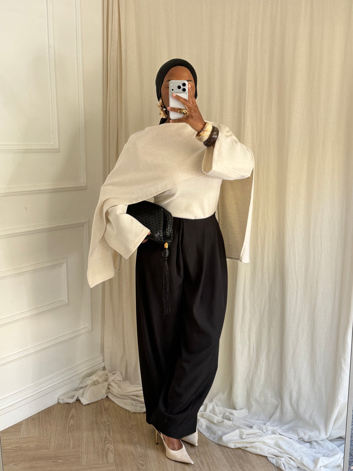 PULL CAPE AMELYS BLANC