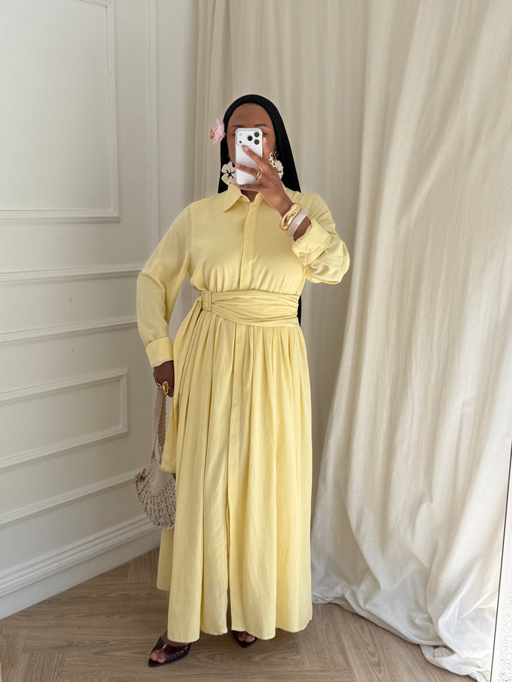 ROBE SOKONA JAUNE