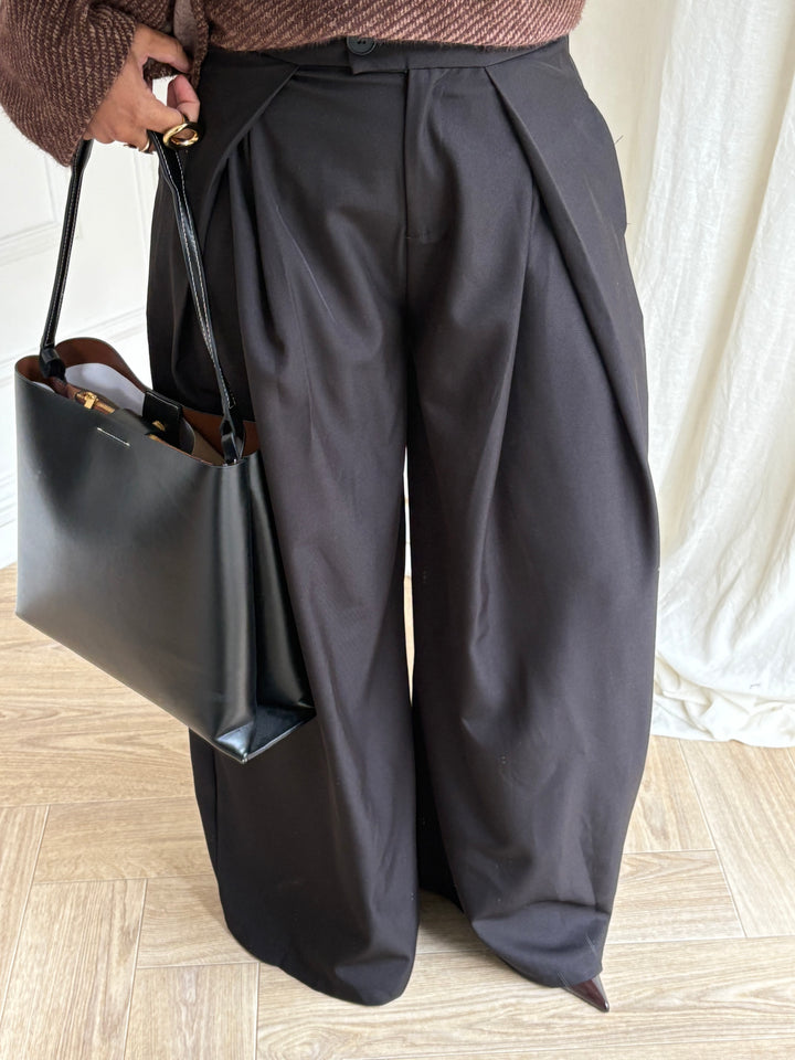 PANTALON OVERSIZED NOIR