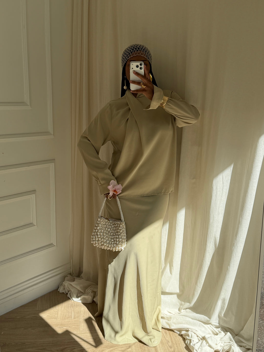 ENSEMBLE DILARA VERT AMANDE