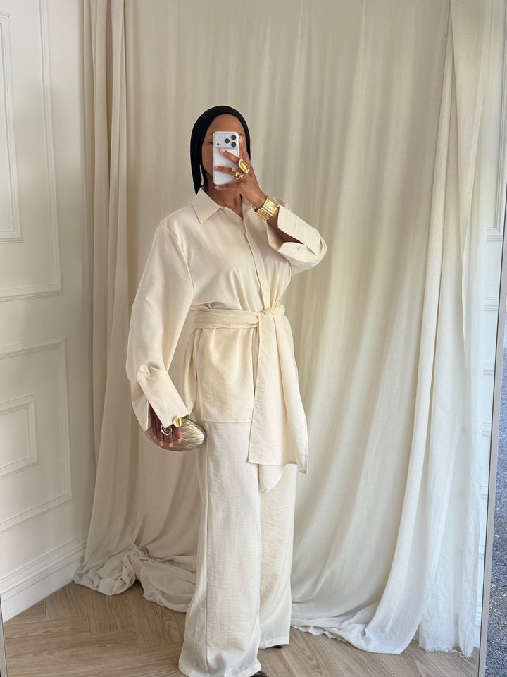 ENSEMBLE COTON BEIGE