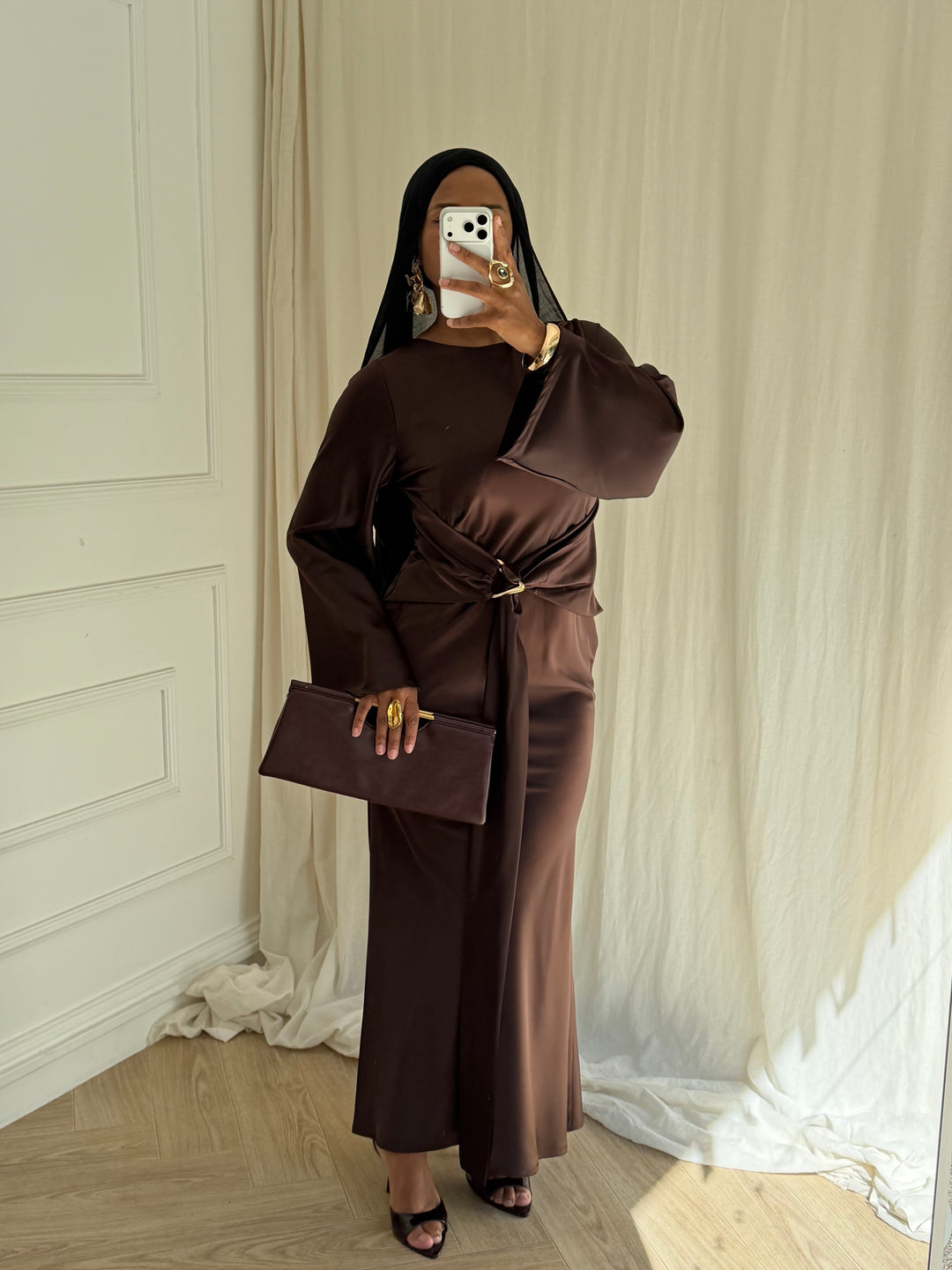 ROBE EVA MARRON