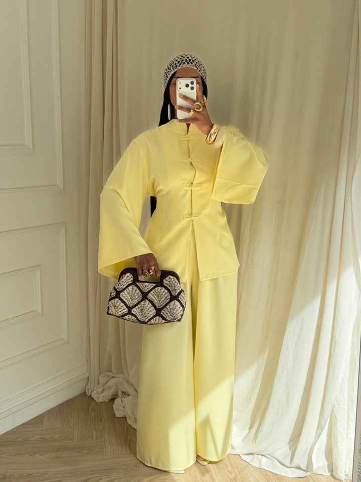 ENSEMBLE KAYLI JAUNE
