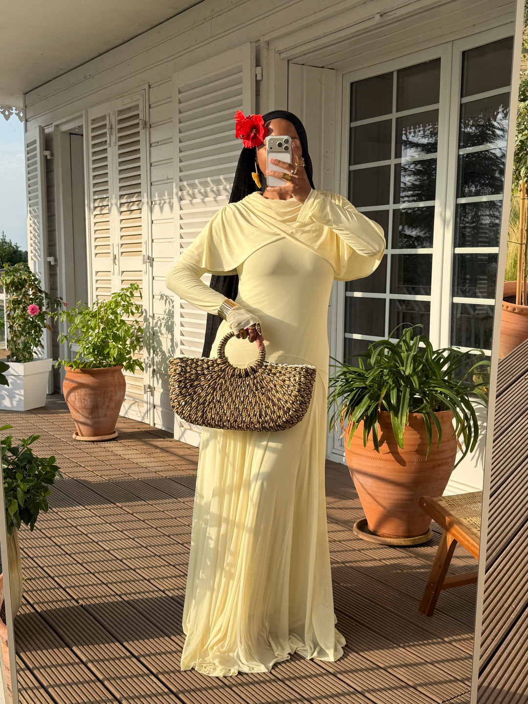 ROBE SINAÏ LUXE JAUNE