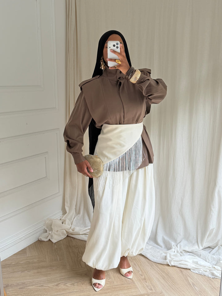 VESTE OLYA TAUPE