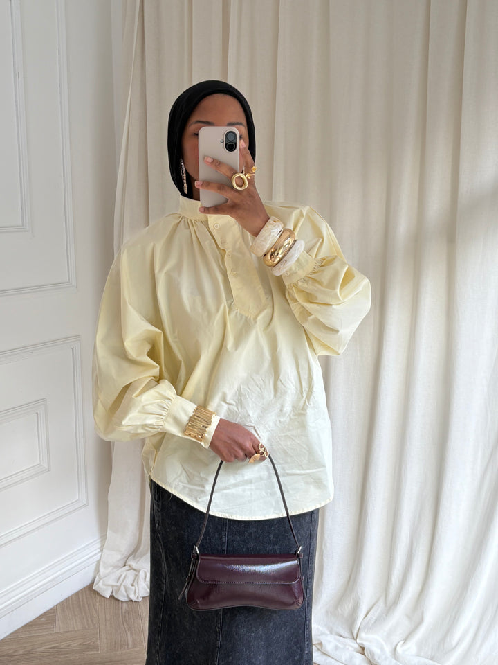 BLOUSE MIREILLE JAUNE