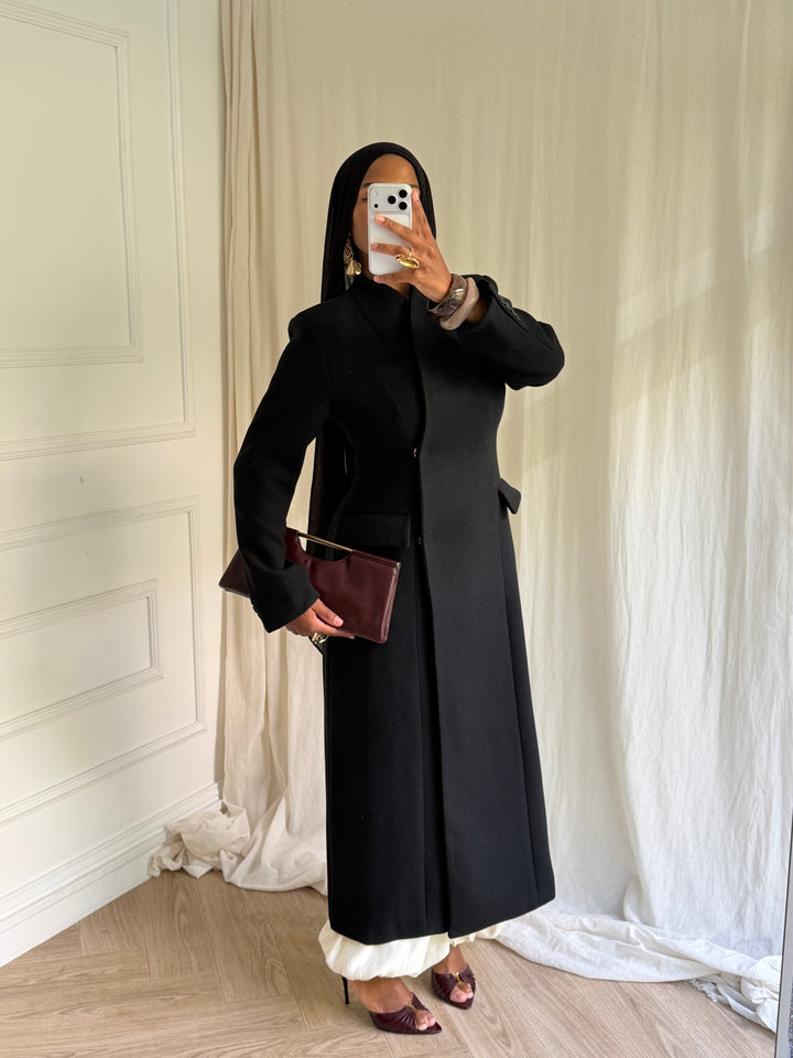 MANTEAU LISE - LUXE NOIR