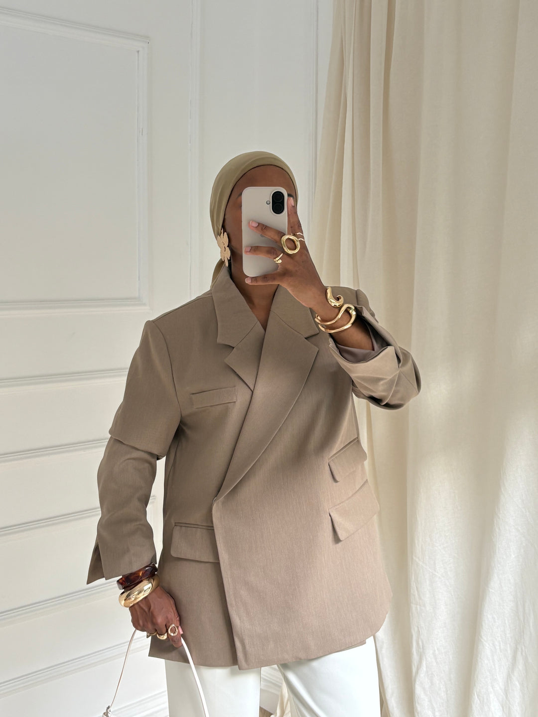 BLAZER PREMIUM ICÔNE BEIGE